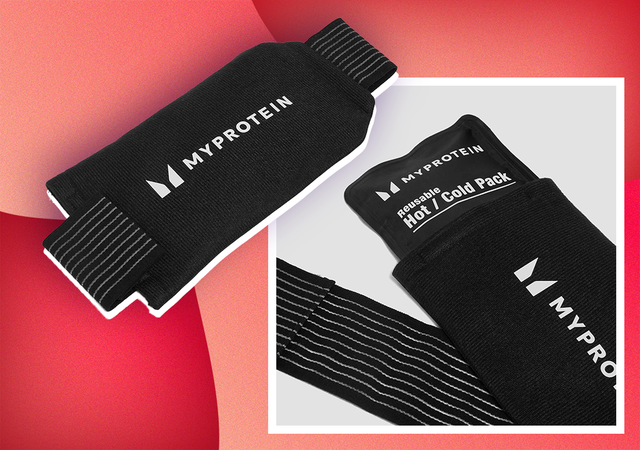 <p>The package comes with a sleeve and an elasticated strap for holding the pack in place as you recover </p>
